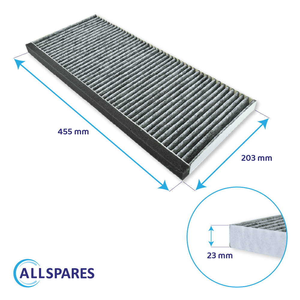 Filtro a carboni attivi compatibile con Viva CleanAir VVA61F250... / VVA61F251... / VVA61F350...