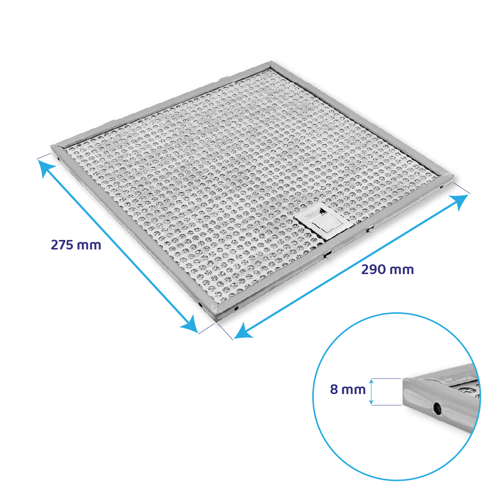 Ikea Filtro metallico antigrasso 275x290mm per FOKUSERA