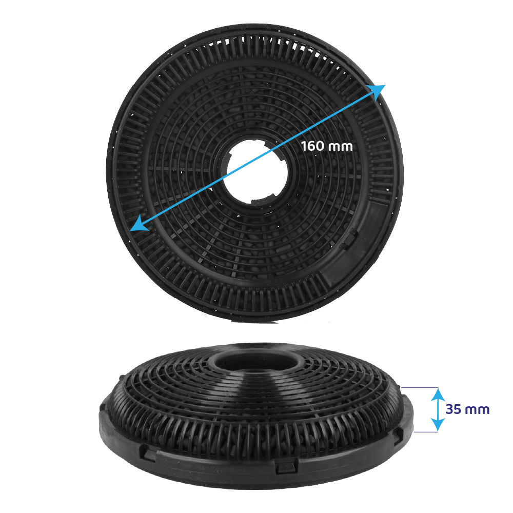 Beko Filtro a carboni attivi (2 pz.) 9197068268