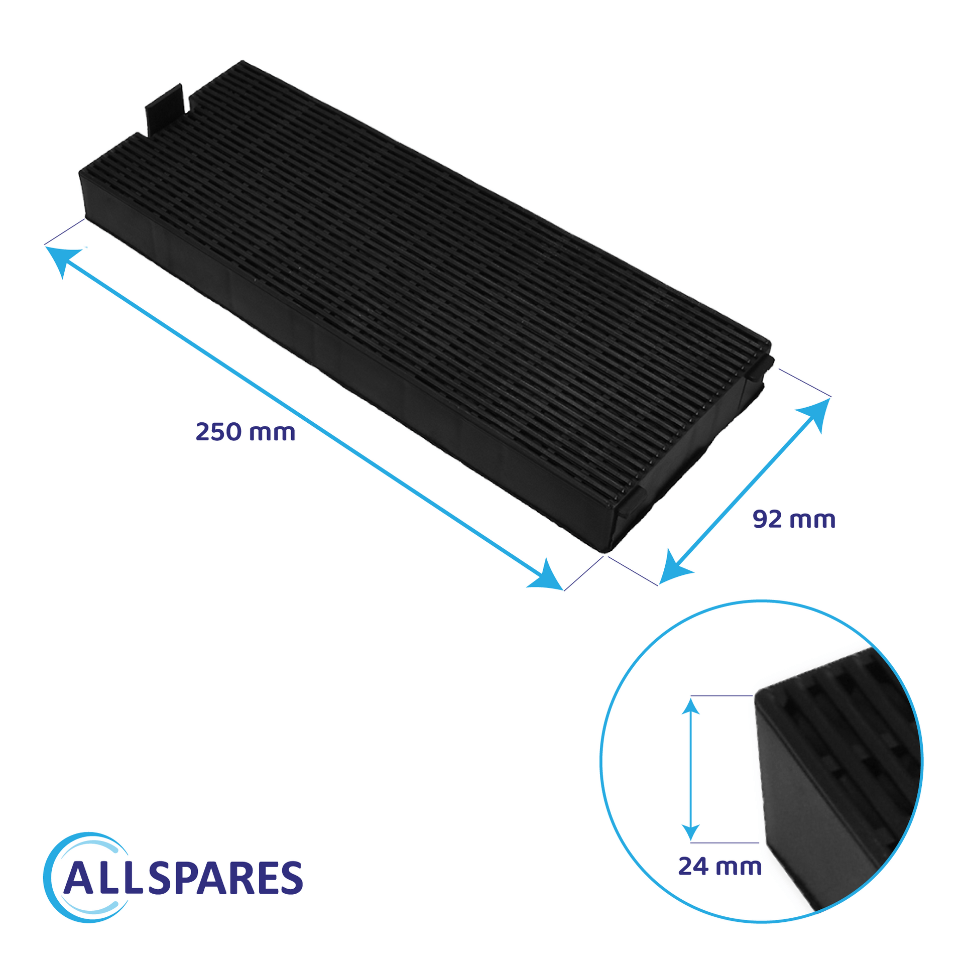 Filtro a carboni attivi (2 pz.) compatibile con De’longhi DCH9066XEC / DLCIV72.9