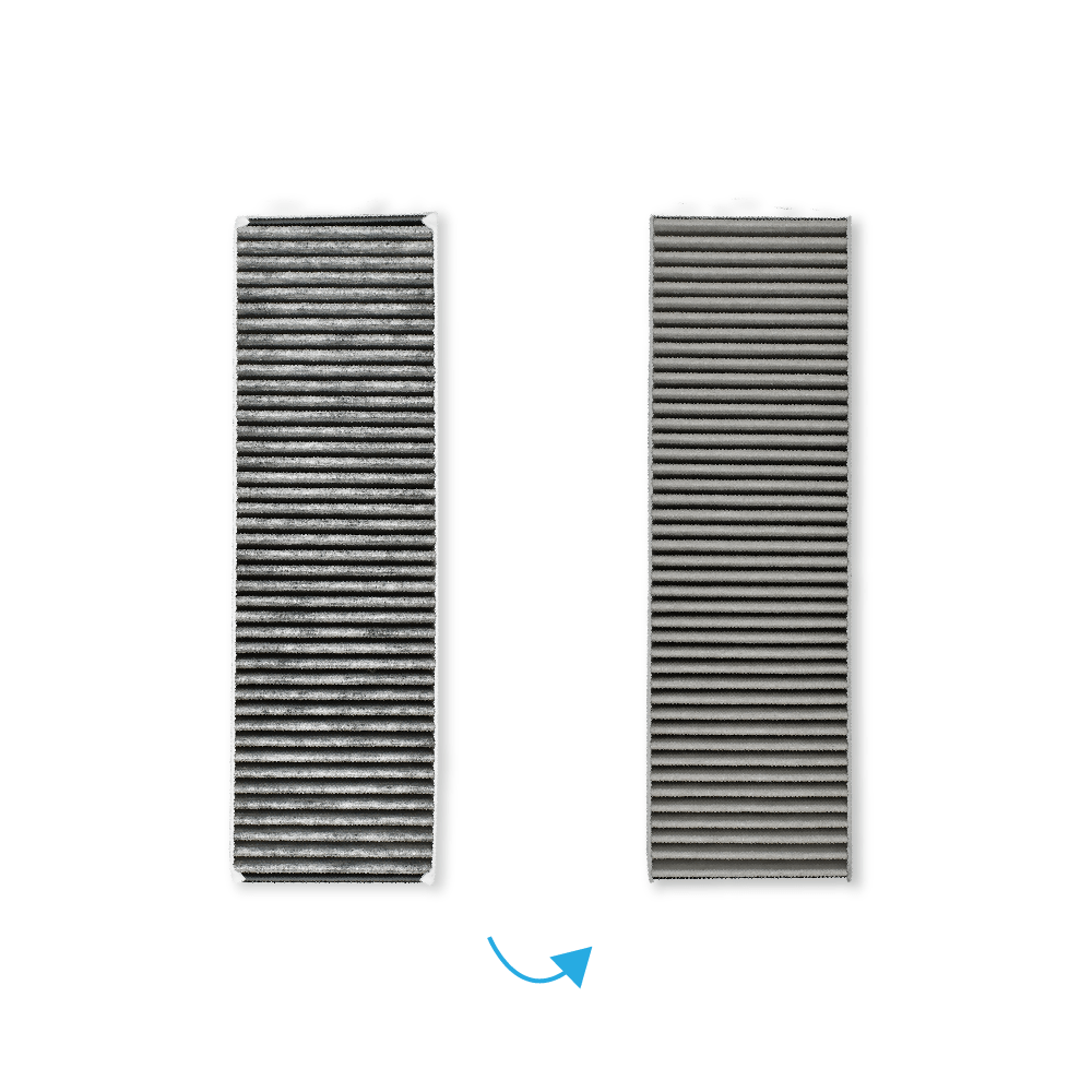 Filtro a carboni attivi compatibile con Gaggenau CleanAir CA282110 / 17000822
