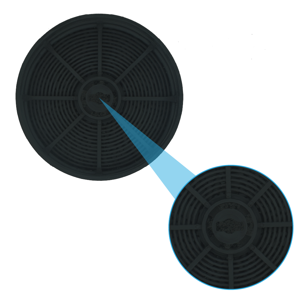 Filtro a carboni attivi (2 pz.) compatibile con Electrolux 9029798809 / ECFB03