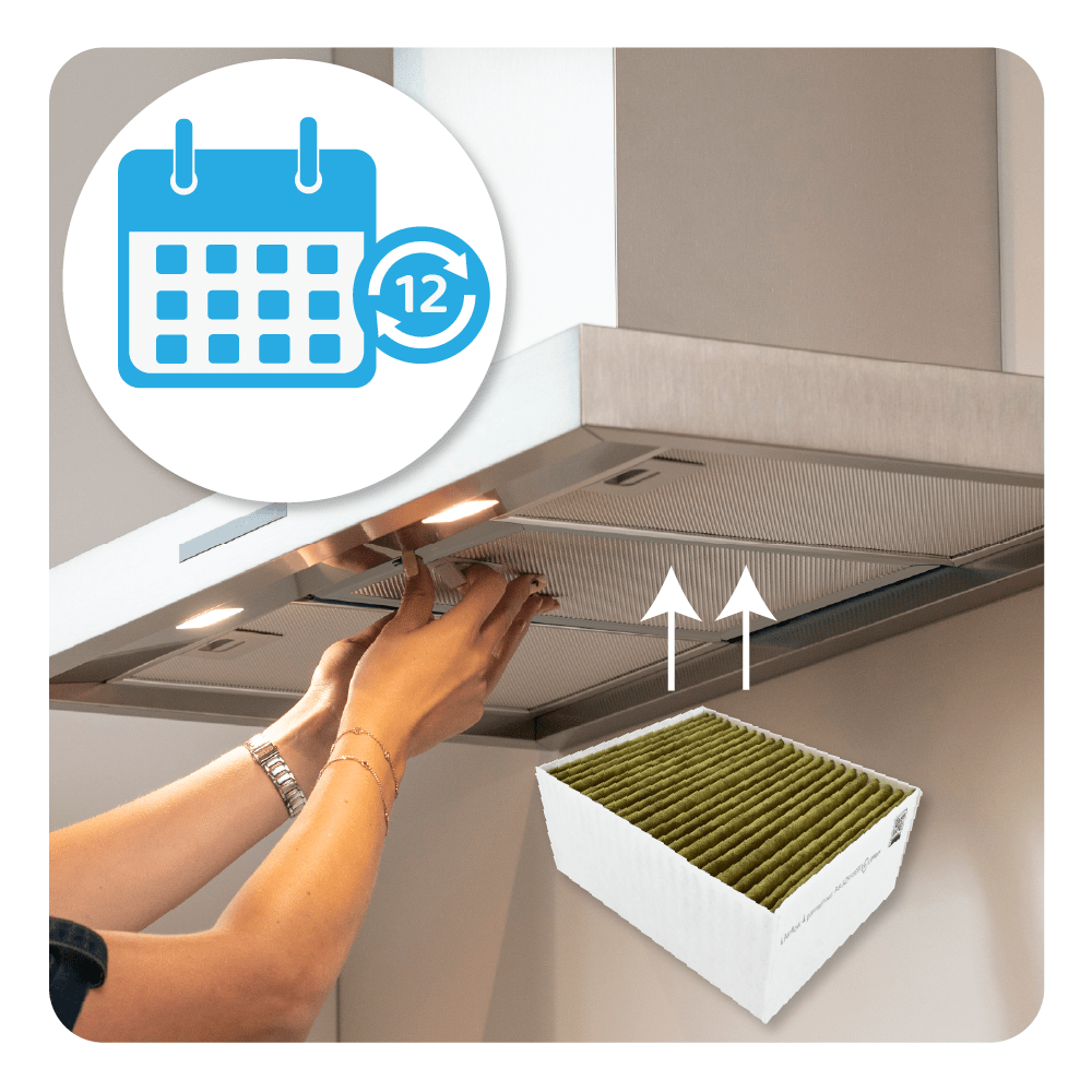 Filtro a carboni attivi CleanAir Plus compatibile con Neff 11033934 / 11017314