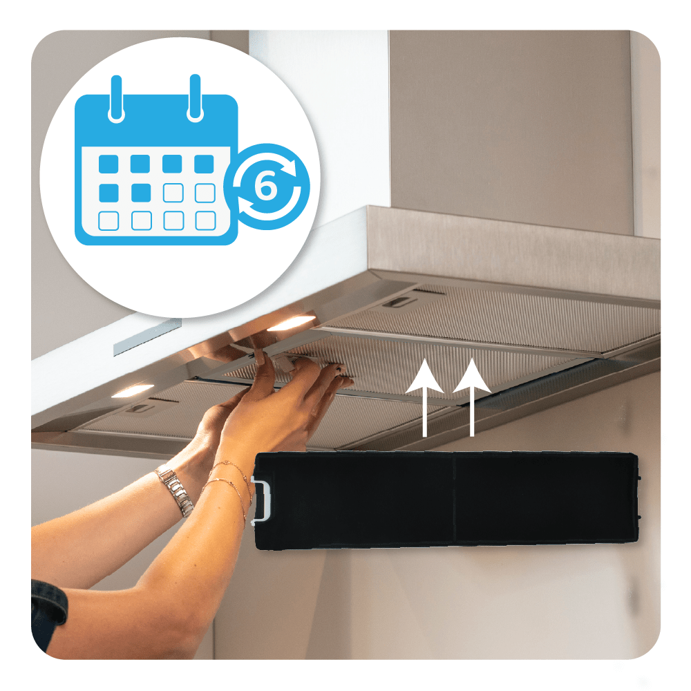 Filtro a carboni attivi compatibile con Miele DKF13-1
