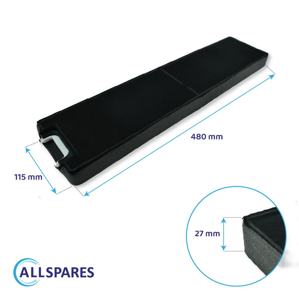 Filtro a carboni attivi compatibile con Miele DKF13-1