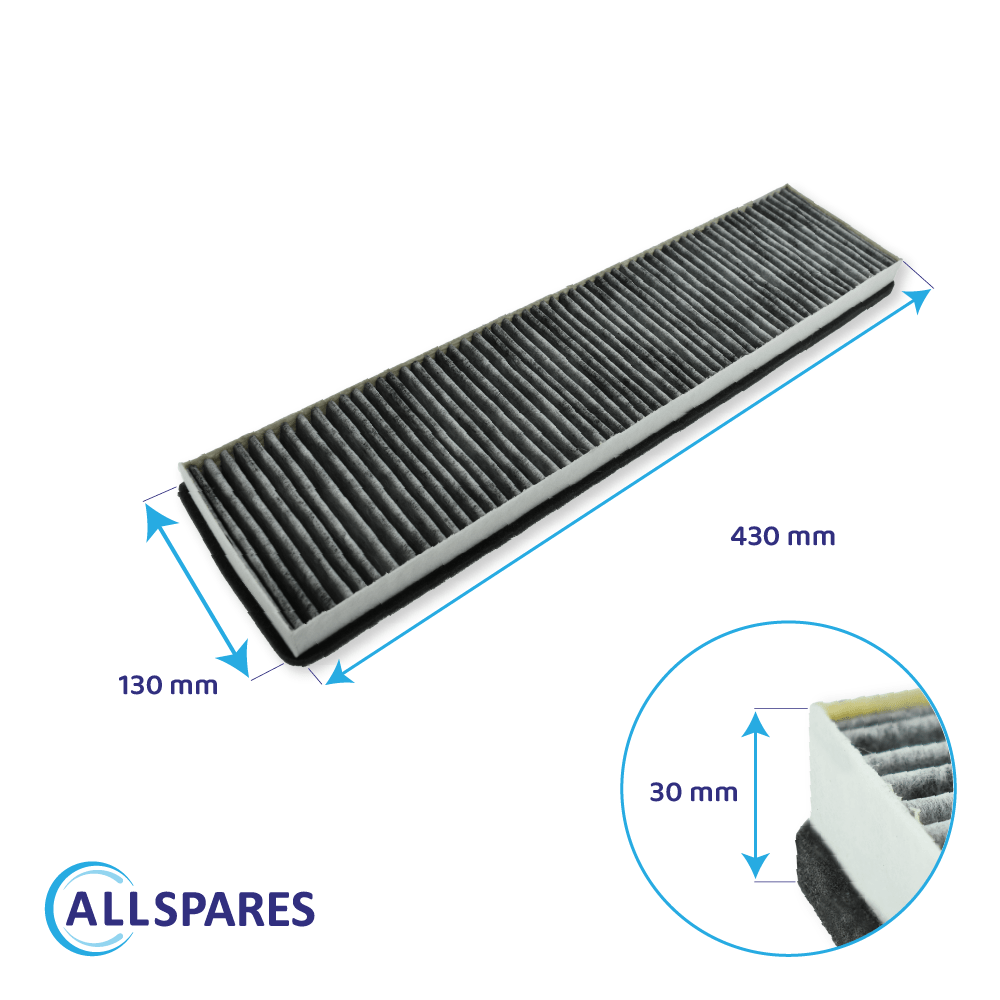 Filtro a carboni attivi compatibile con Miele DKF13-P / 6485741