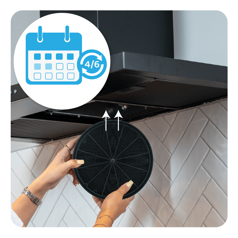 Filtro a carboni attivi (2 pz.) compatibile con EFF62 / E3CFF62 / FAC529