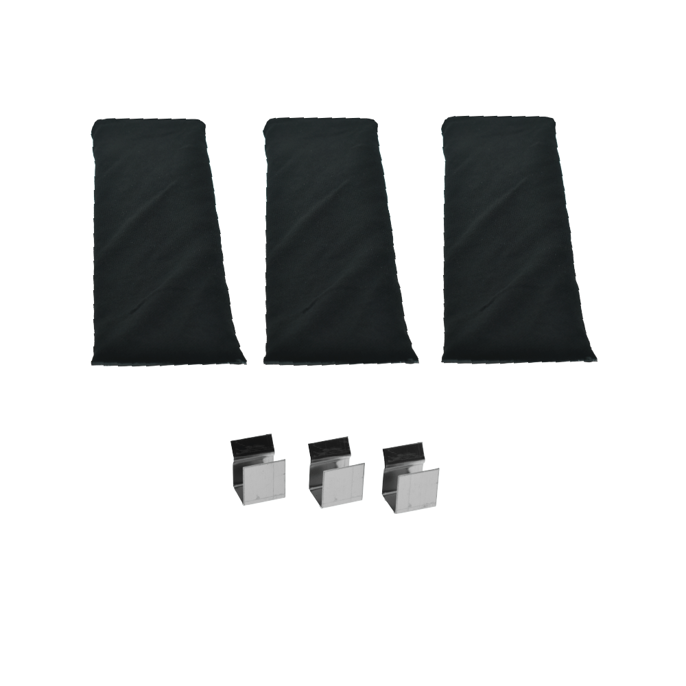 Filtro a carboni attivi rigenerabile (4 pz.) compatibile con Elica CFC0140384 / F00433/1