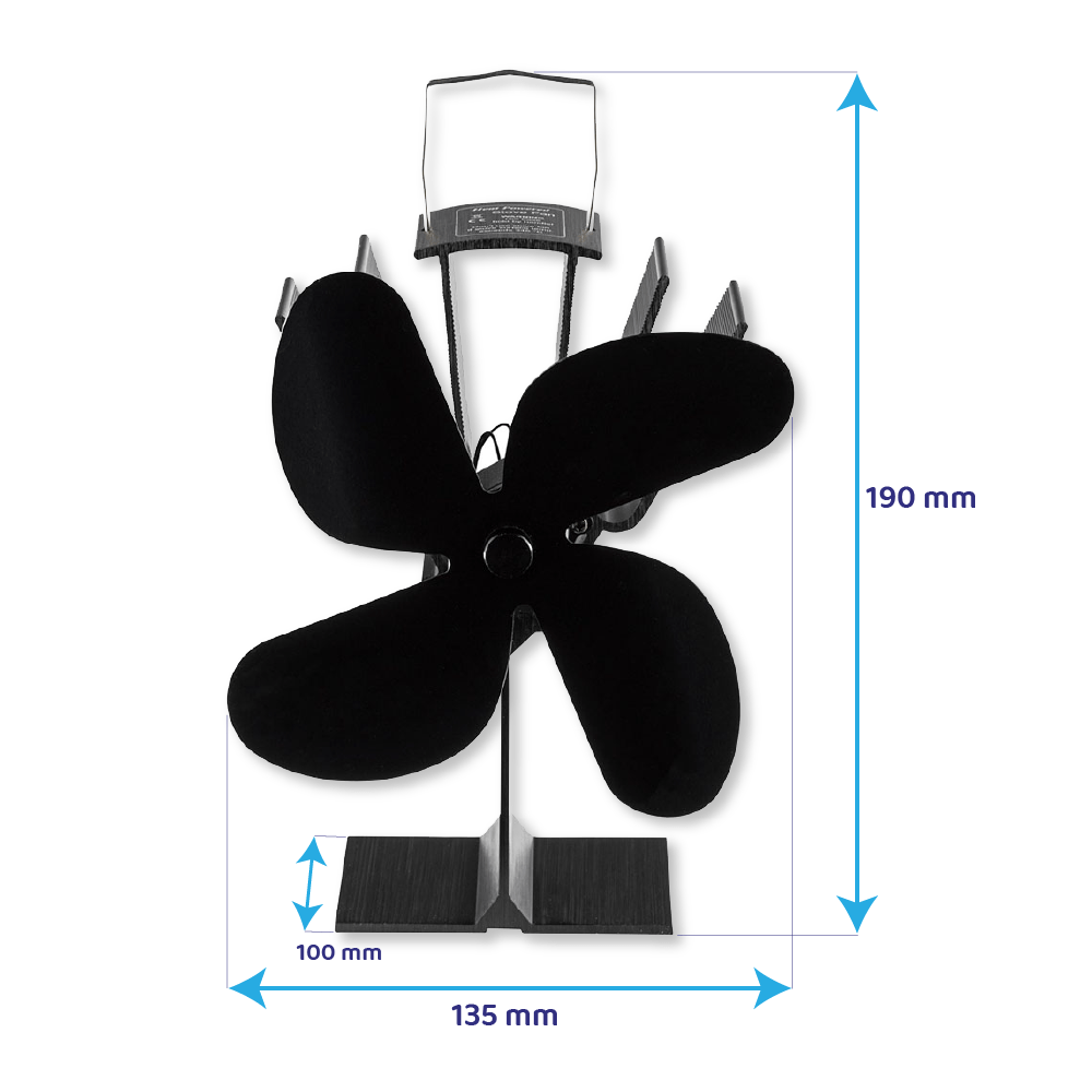 HI Ventilatore per stufa a legna