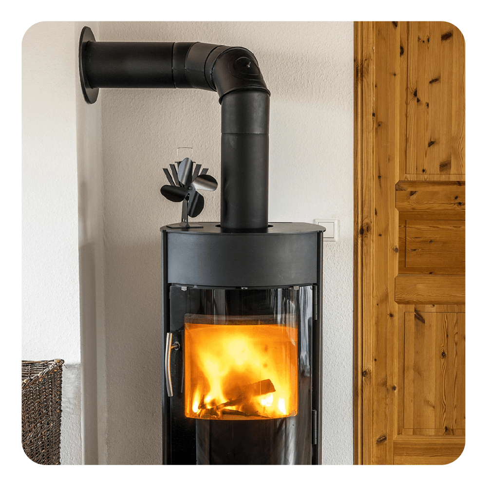 HI Ventilatore per stufa a legna