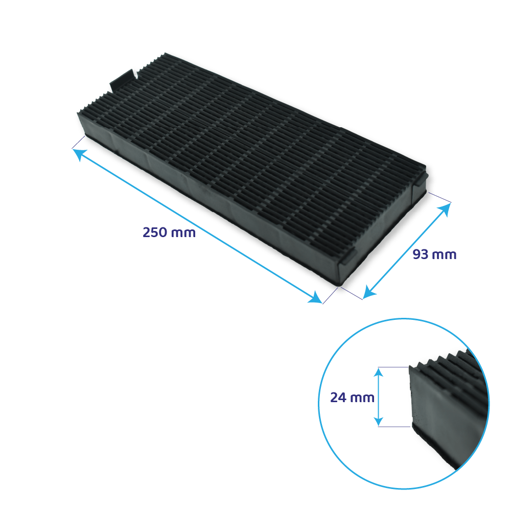 Oranier Filtro a carboni attivi (2 pz.) DHE8720 / DHE8730 / DHE8740 / DHE8750
