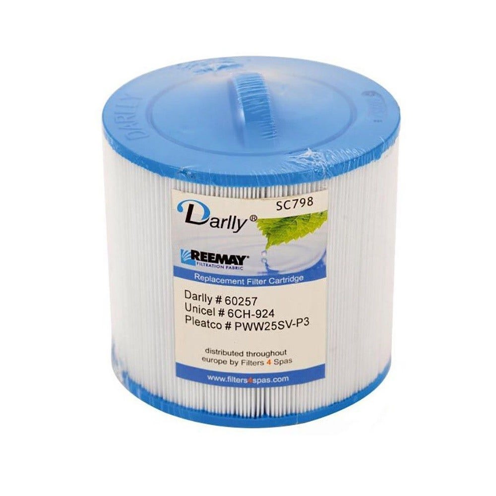 Filtro a cartuccia per minipiscina per Sunrise PWW25SV-P3 / 6CH-924 / 60257 / SC798