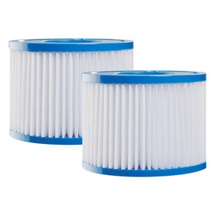 Filtro a cartuccia (2 pz) per minipiscina compatibile con Lay-Z-Spa / SC838 / 40022