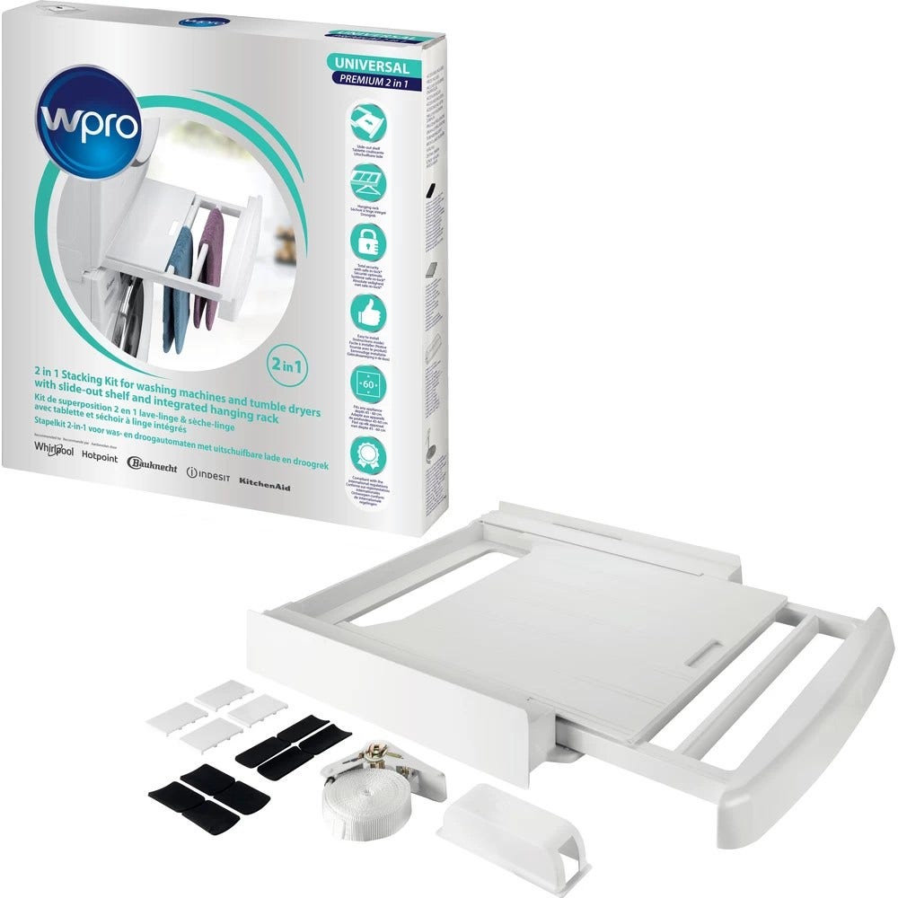 WPRO Kit sovrapposizione con cassetto estraibile SKP101