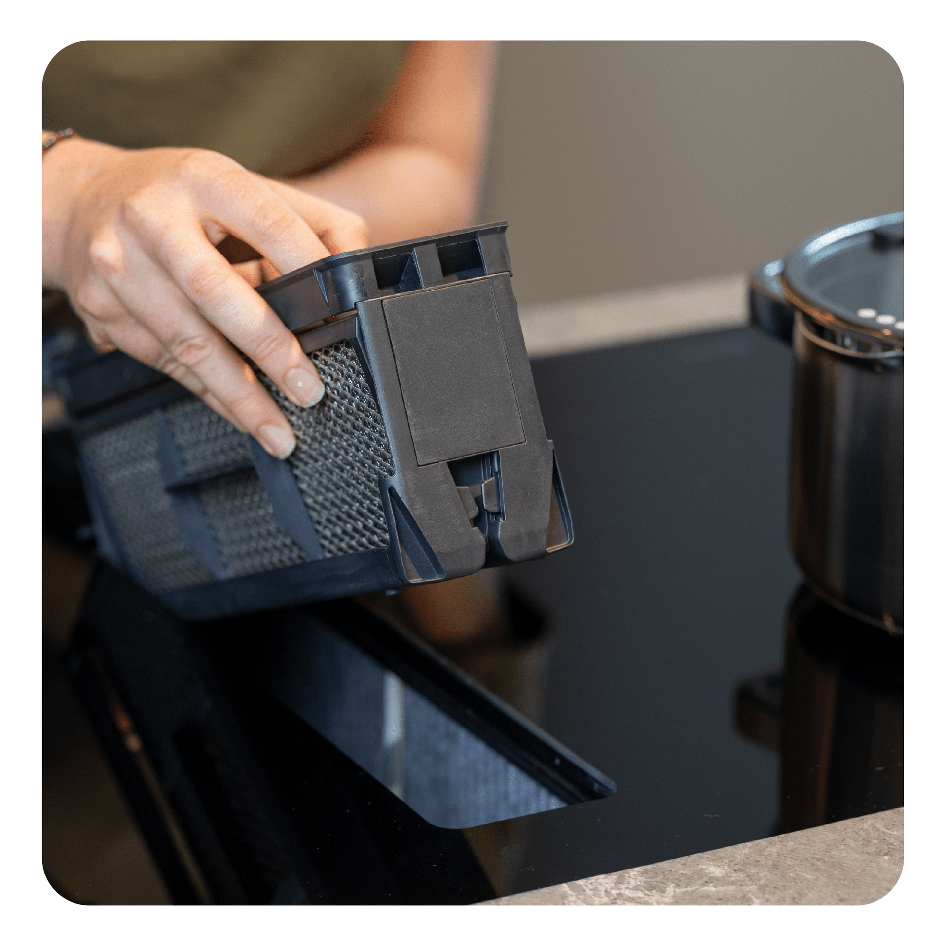 Filtro a carboni attivi compatibile con Gaggenau CleanAir CA282110 / 17000822