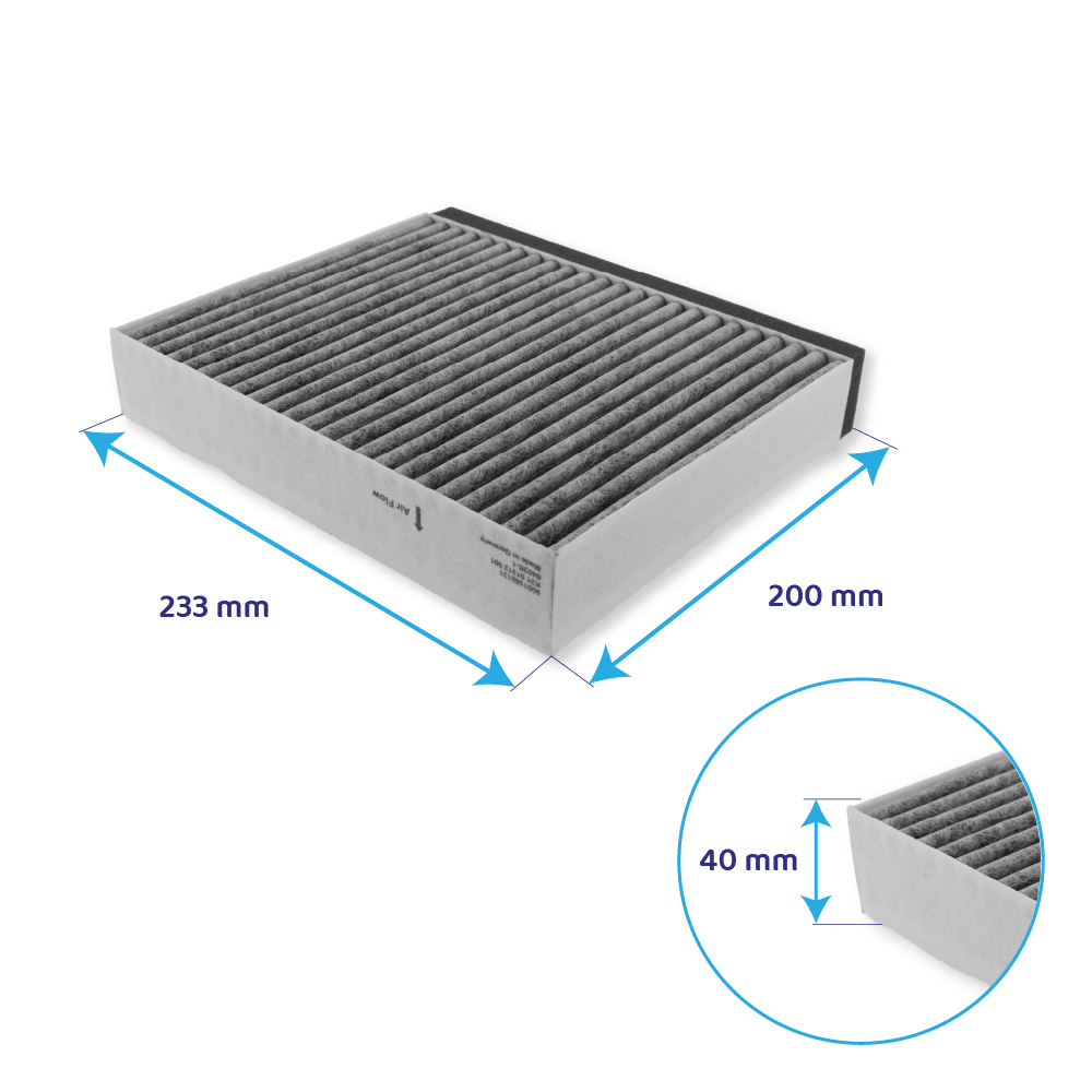 Blaupunkt Filtro a carboni attivi CleanAir 17006595