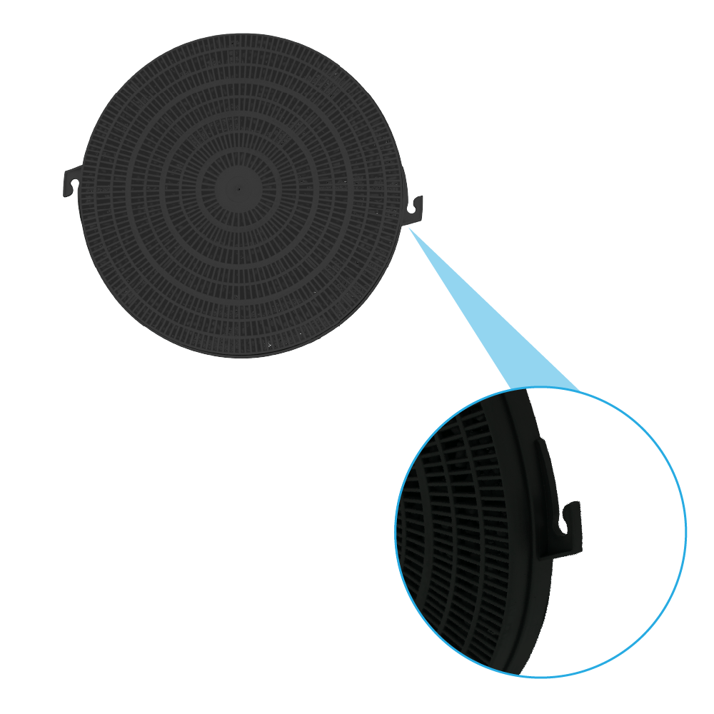 Filtro a carboni attivi compatibile con Hotpoint-Ariston H161.1...