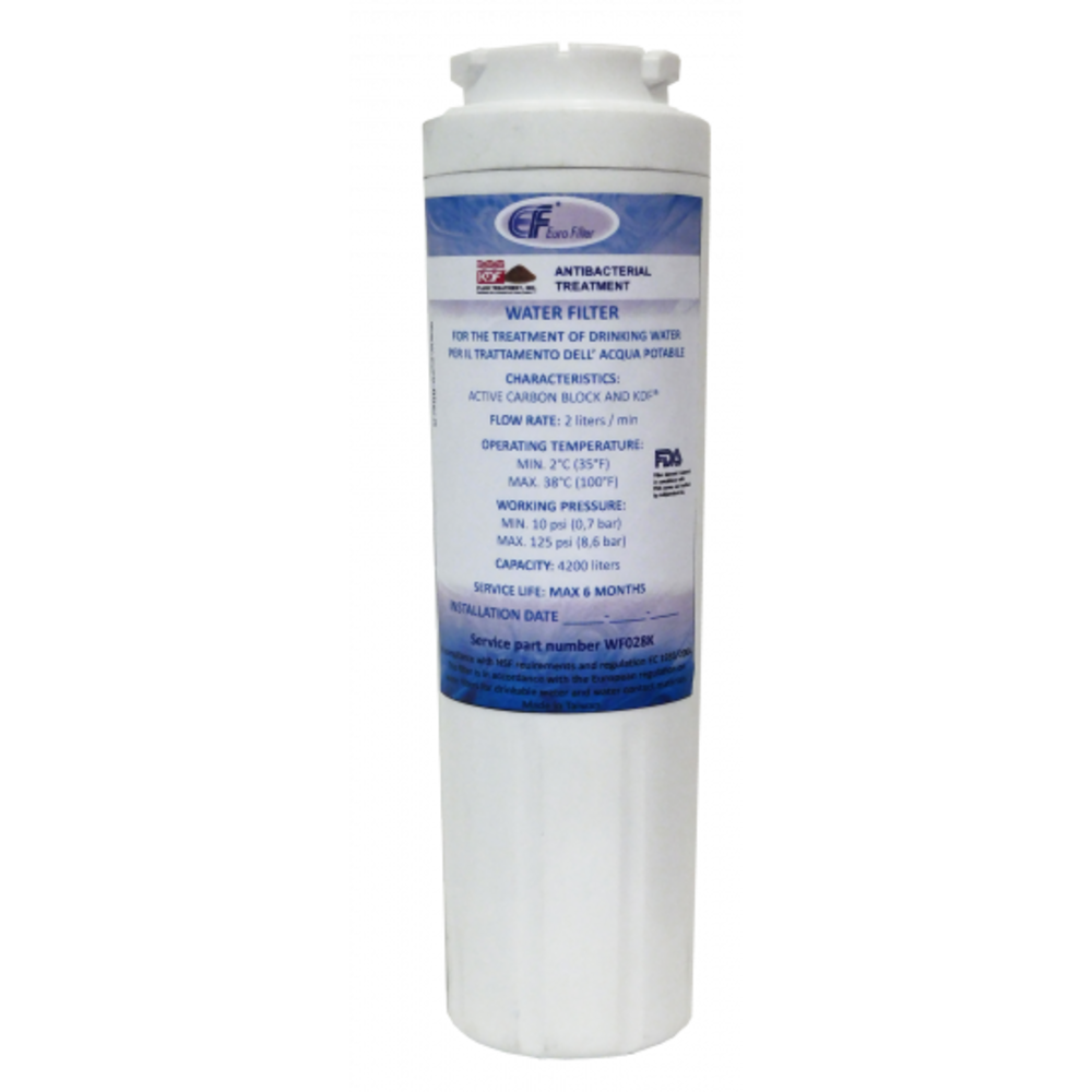 Filtro acqua Euro Filter compatibile con Bosch / Siemens / Whirlpool / Amana / Gaggenau / KitchenAid / Maytag / Candy / Hotpoint Ariston