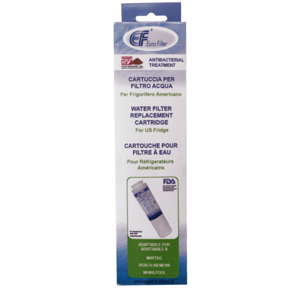 Filtro acqua Eurofilter compatibile con Bosch / Siemens / Whirlpool / Amana / Gaggenau / KitchenAid / Maytag / Candy / Hotpoint Ariston