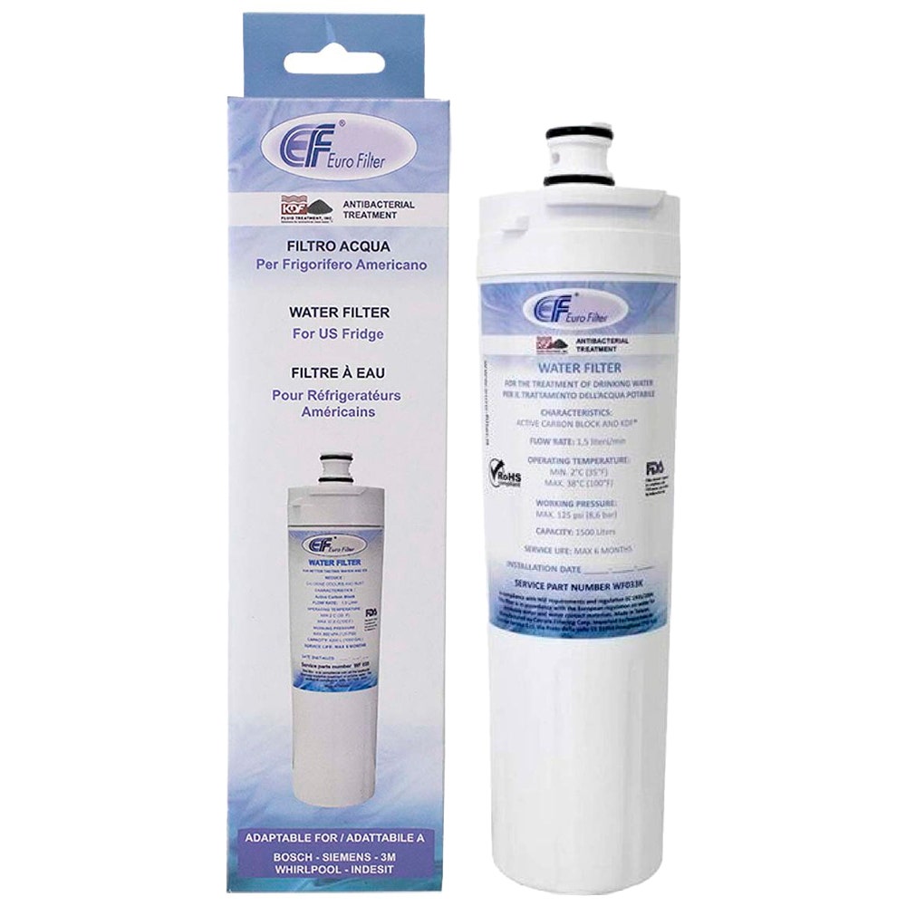 Filtro acqua Eurofilter compatibile con Bosch / Siemens / Balay / Kuppersbusch / Neff / Solitaire / 3M / Indesit / Whirlpool