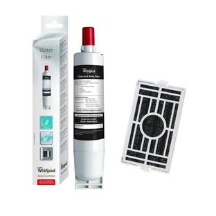 Set di Ricambio Filtro Aria + Filtro Acqua per Frigorifero Whirlpool