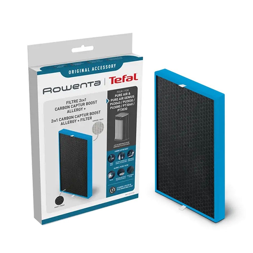 Rowenta 2-in-1 Filtro ai carboni attivi e antiallergico per purificatore d'aria XD7231E0