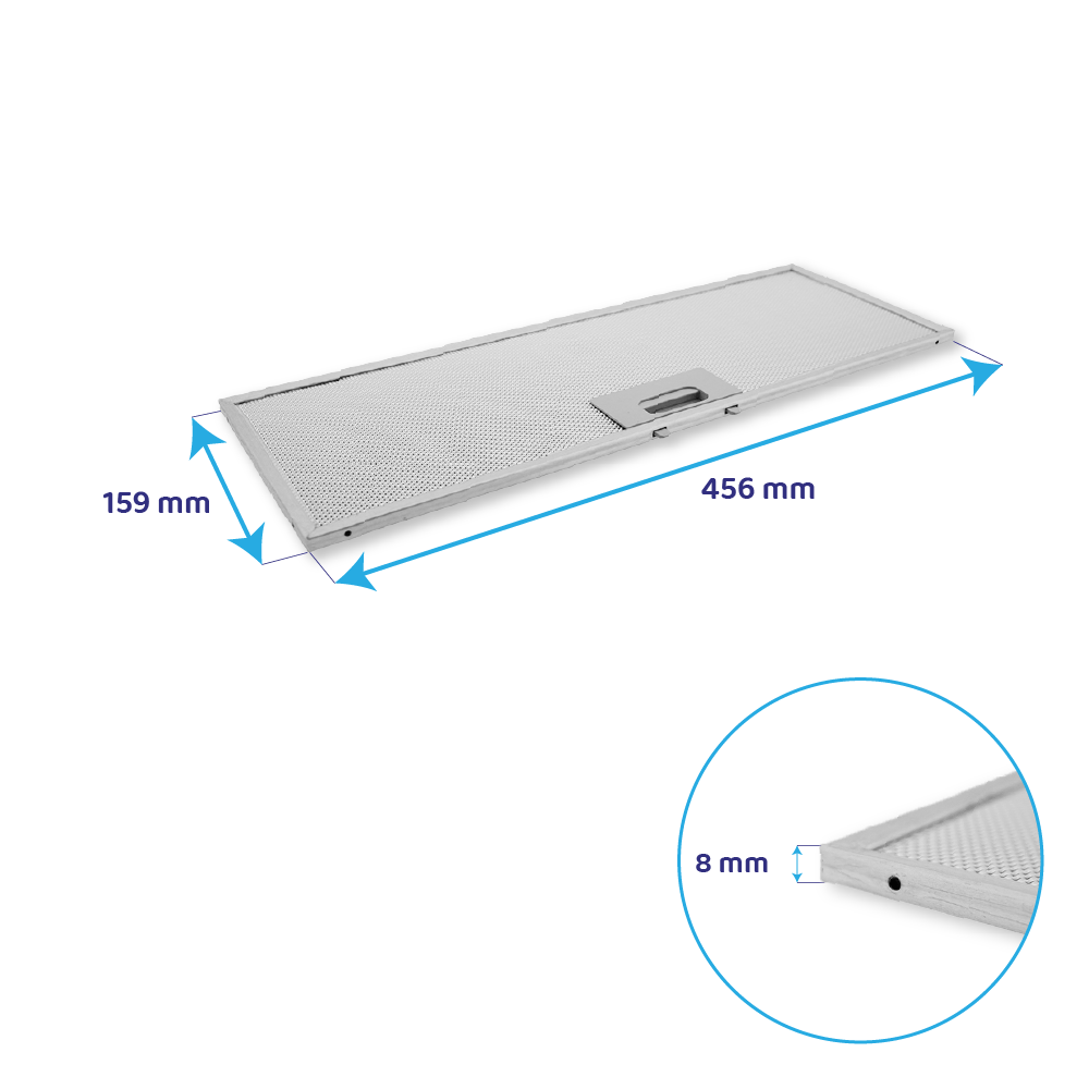 Gaggenau Filtro metallico antigrasso 456x159mm 11004992