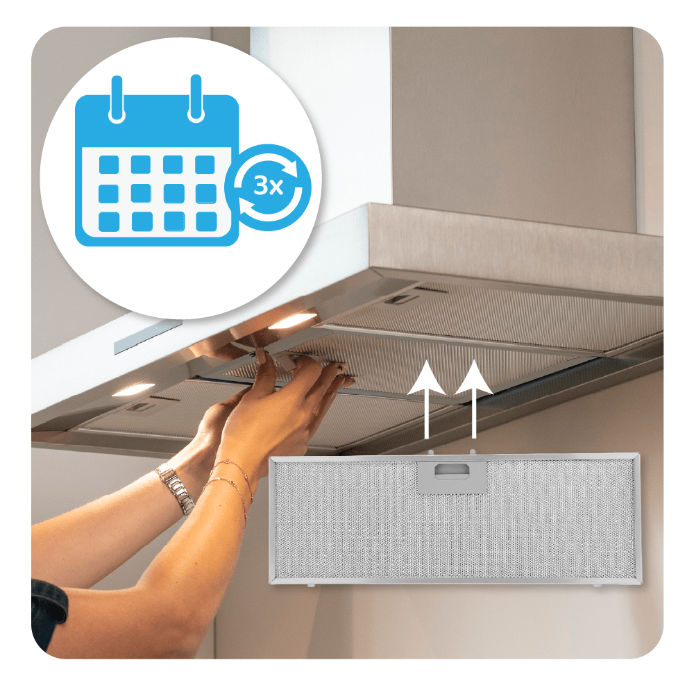 Bosch Filtro metallico antigrasso 456x159mm per DHL575…