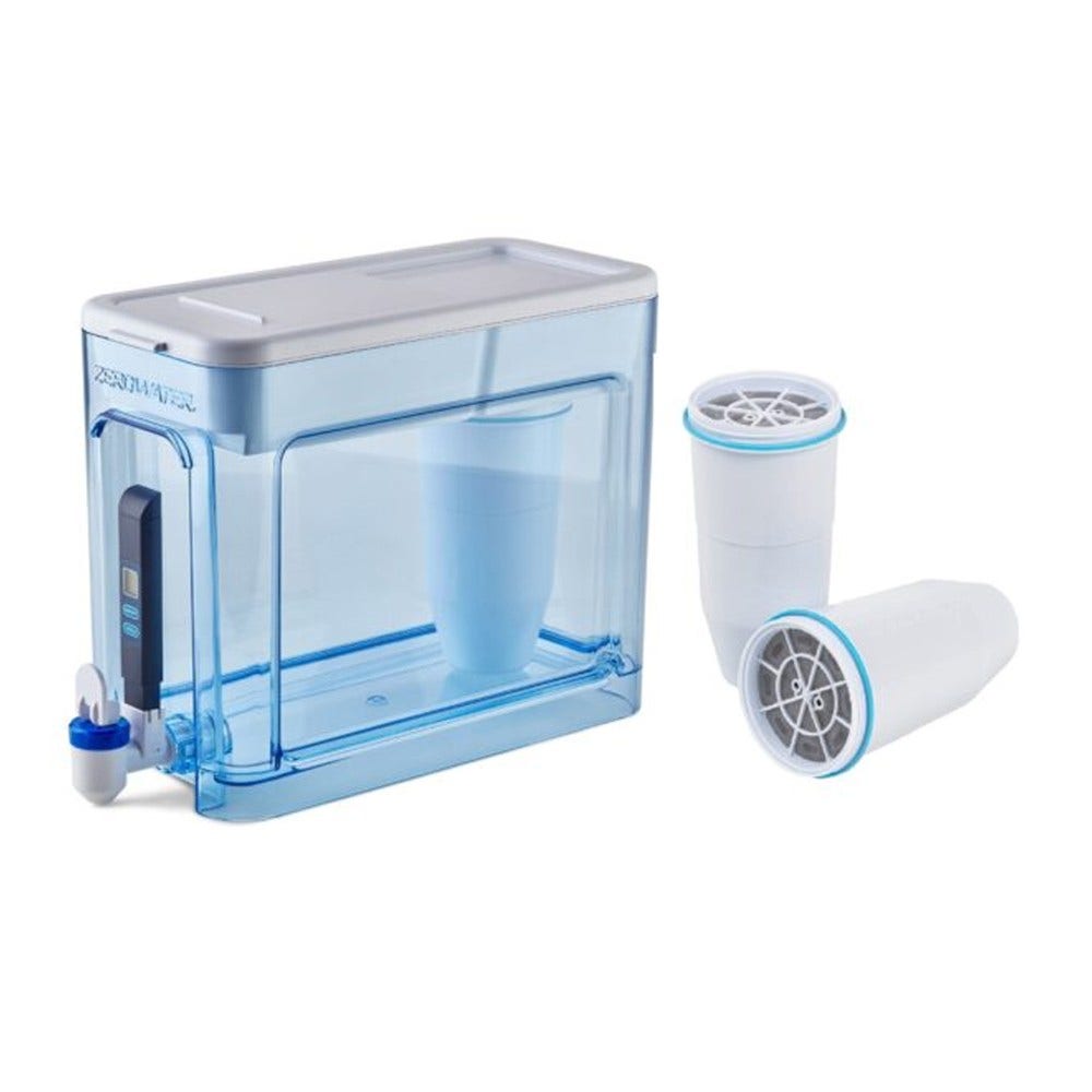 Sistema di filtraggio dell'acqua ZeroWater Combi-box (7,5L) Ready-Read con 3 filtri