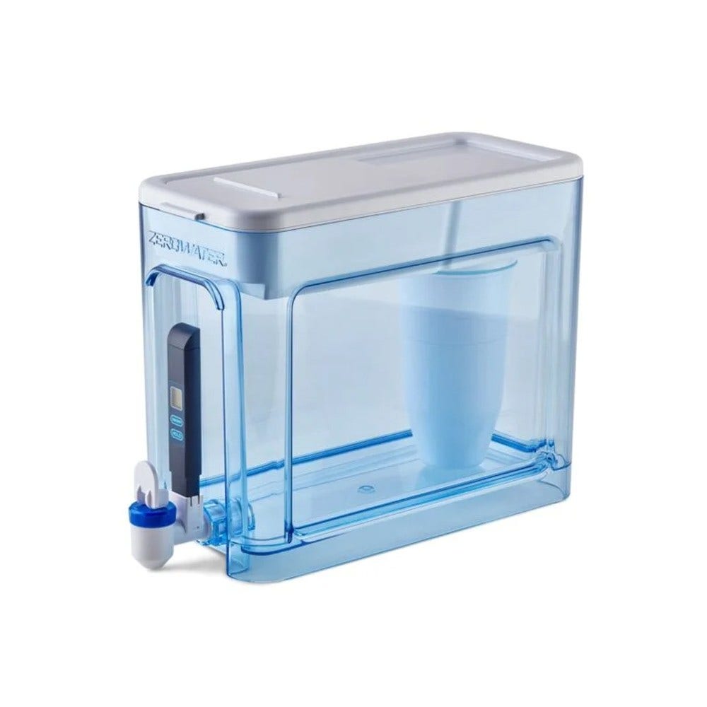 ZeroWater Sistema di filtraggio dell'acqua Combi-box (7,5L) Ready-Read + 3 filtri