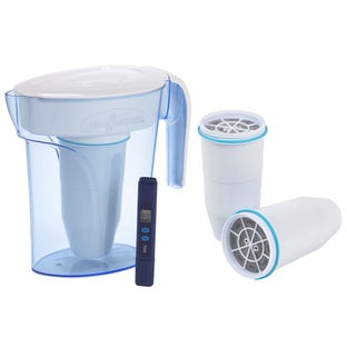 Brocca filtrante per acqua ZeroWater 1,7L incl. 3 filtri per acqua 717B (filtra PFAS)