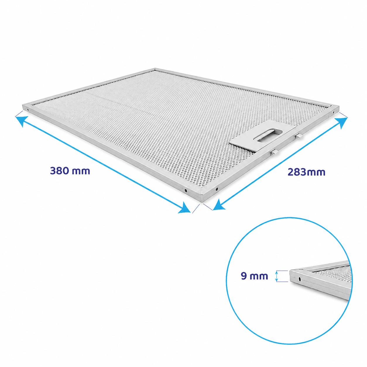 Bosch Filtro metallico antigrasso 380x283mm 422872 / 00422872