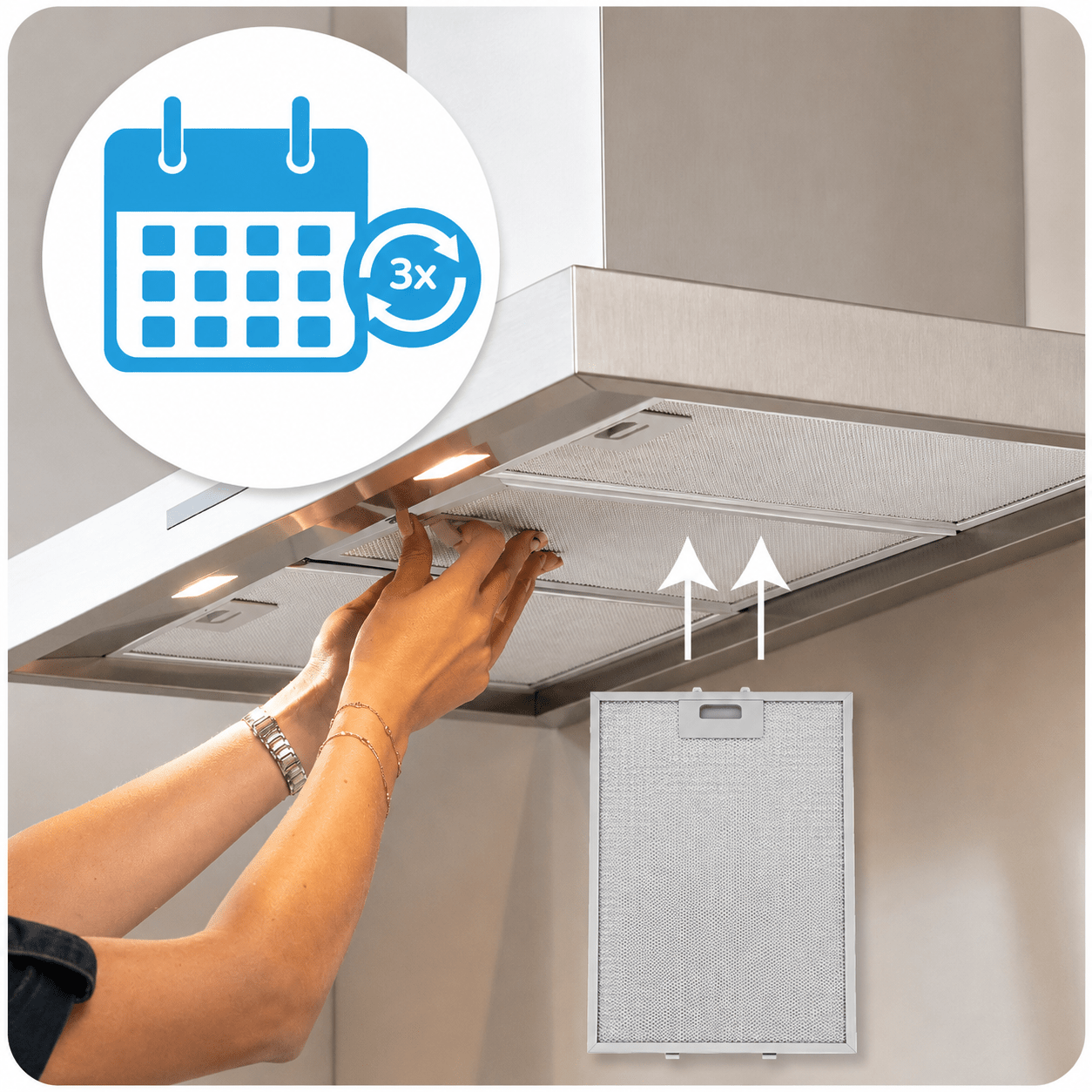 Bosch Filtro metallico antigrasso 380x283mm 422872 / 00422872