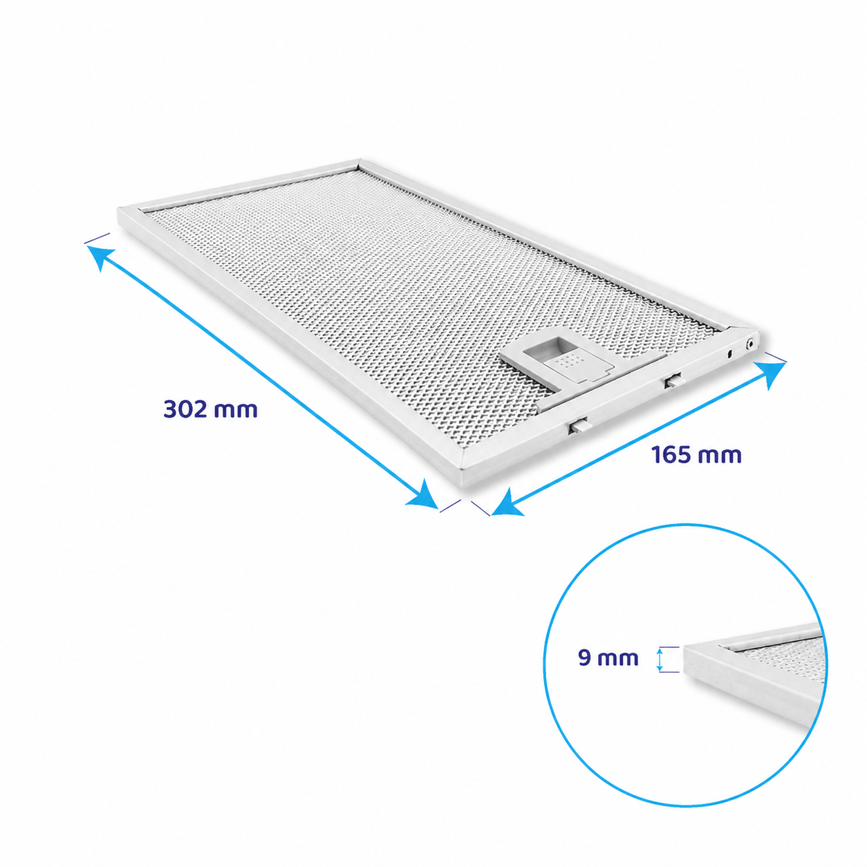 Bosch Filtro metallico antigrasso 303x167mm 11004960
