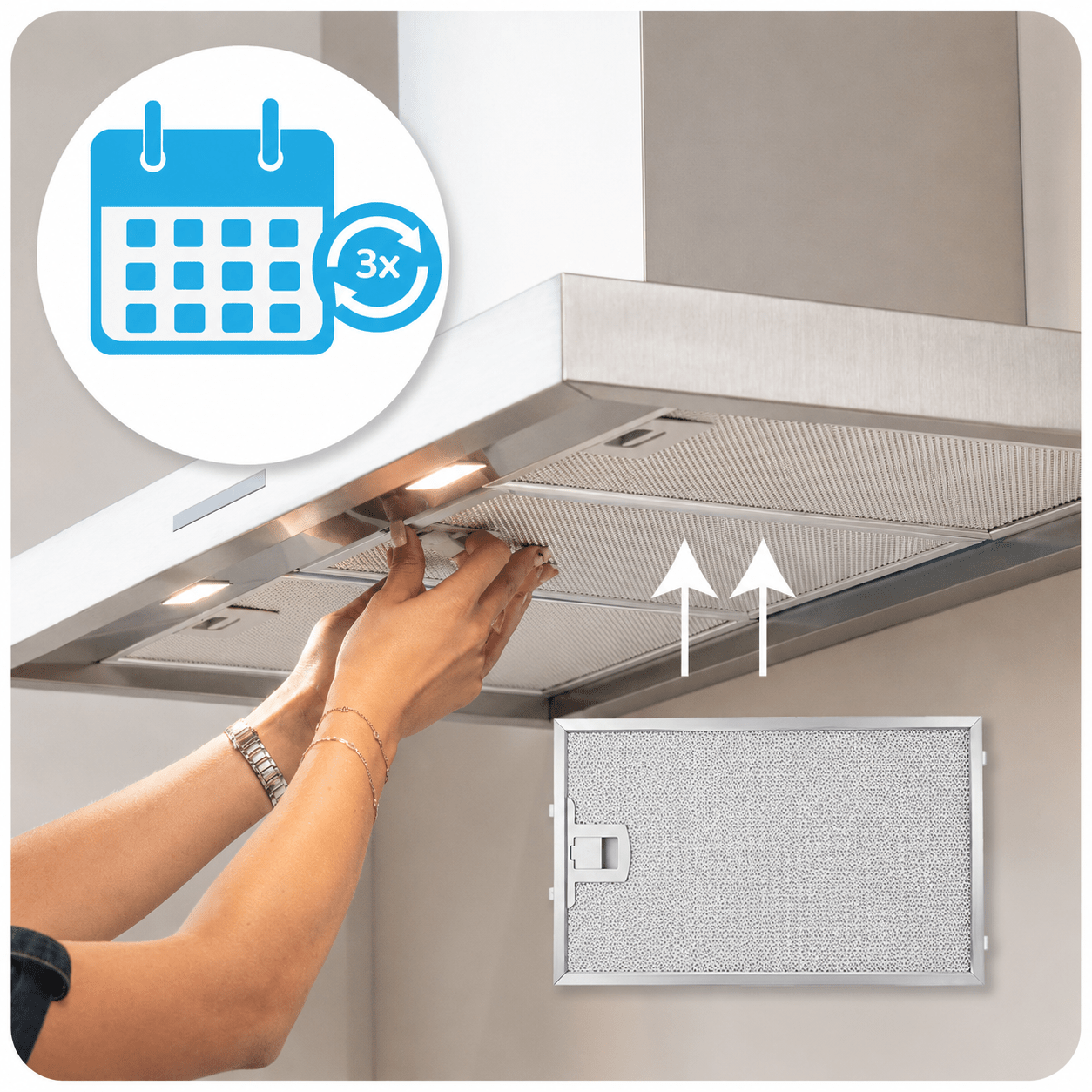 Bosch Filtro metallico antigrasso 303x167mm 11004960