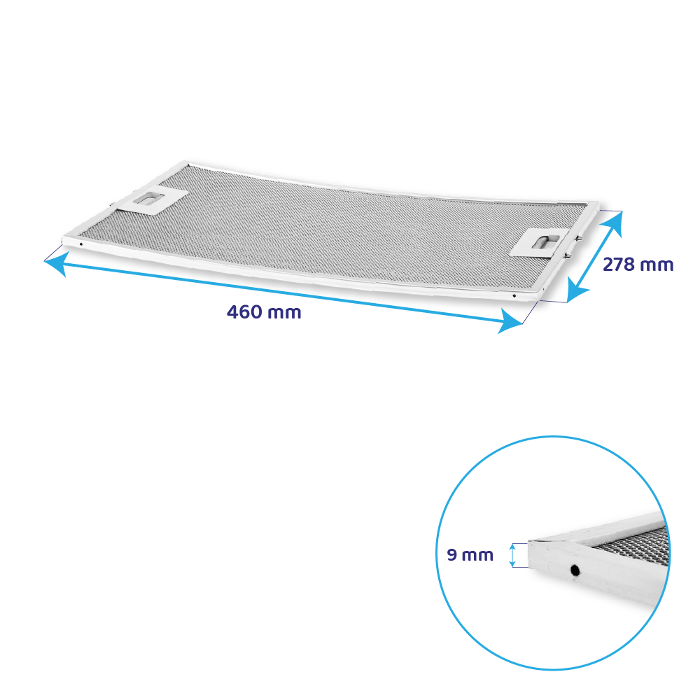 Neff Filtro metallico antigrasso 460x277mm 213771 / 00213771