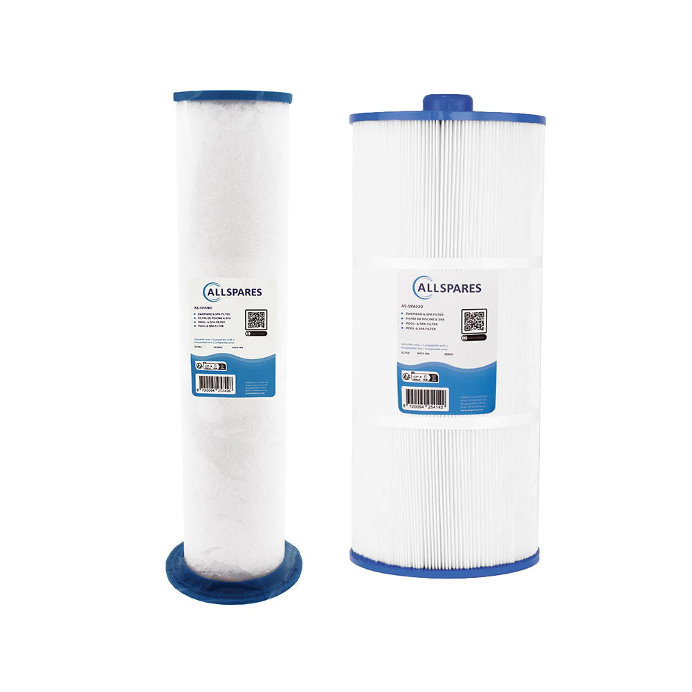 Filtri a cartuccia (2 pz.) per minipiscina compatibile con Sundance 6473-164 + 6473-165