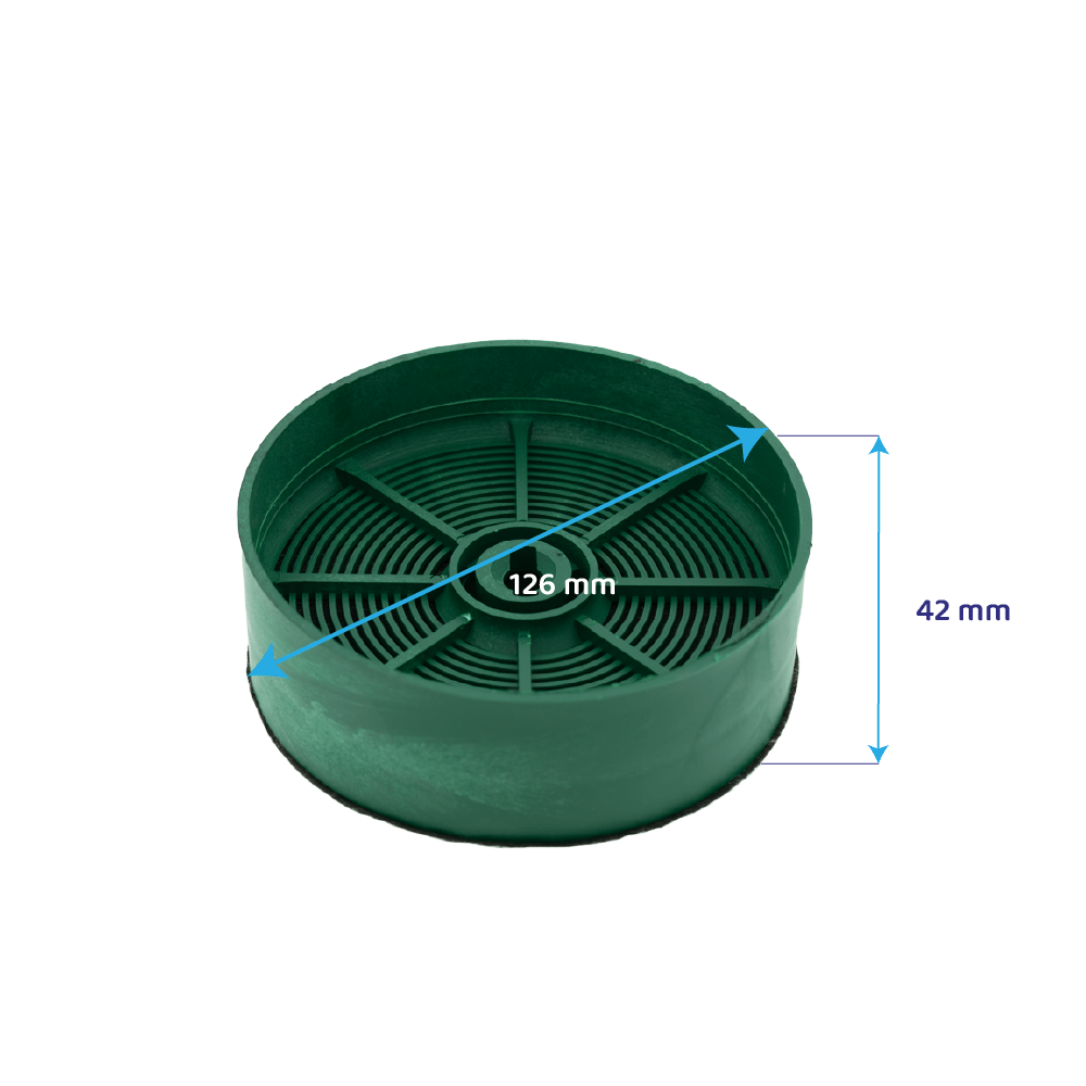 Filtro a carboni attivi rigenerabile (2 pz.) compatibile con Pelgrim HF2009