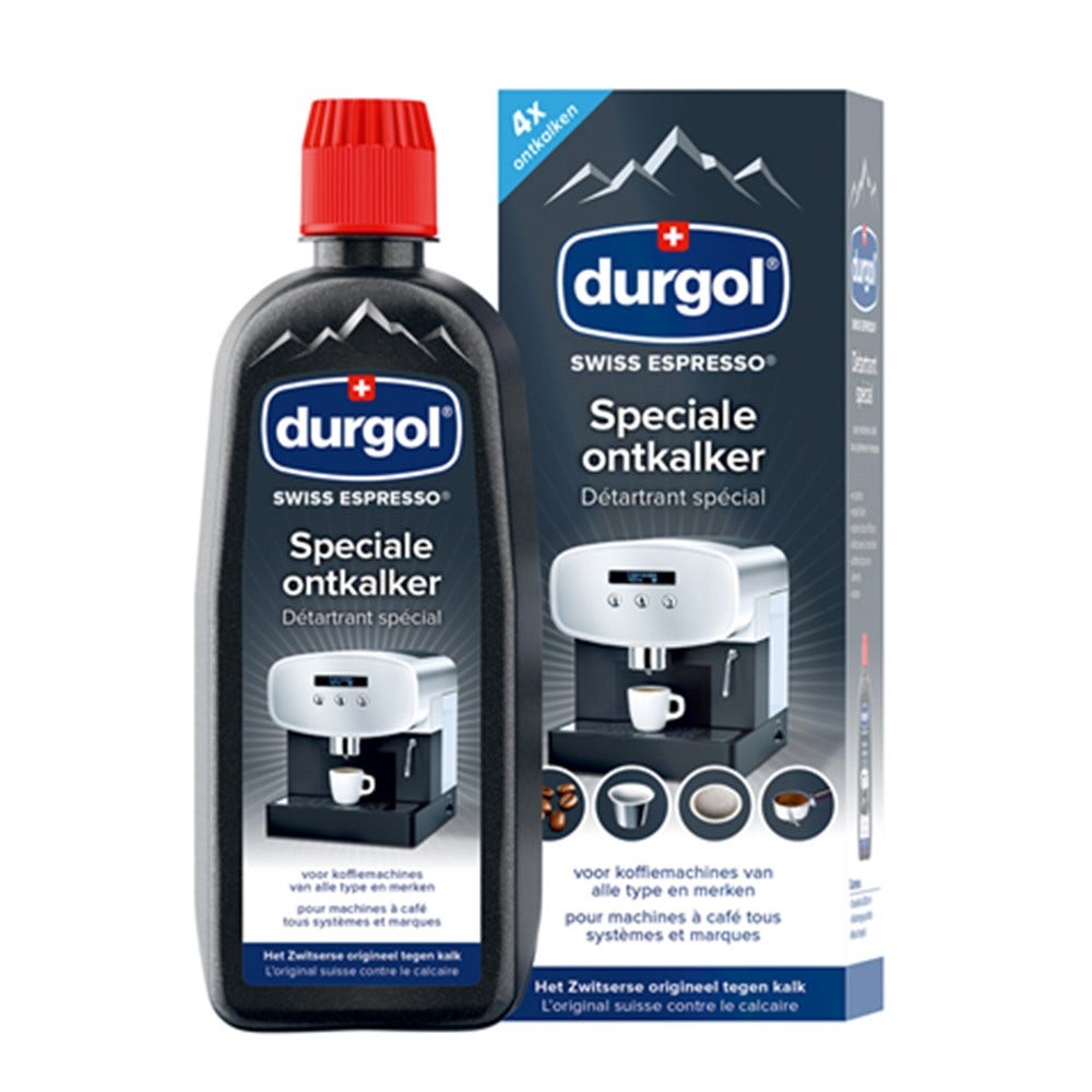 Durgol Kit manutenzione – Decalcificante (500ml) + Pastiglie per la pulizia (10x1,6gr)