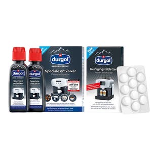 Durgol kit manutenzione – decalcificante (2x125ml) + pastiglie per la pulizia (10x1,6gr)