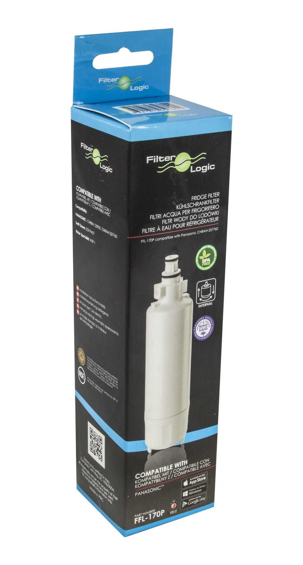 Panasonic Filtro acqua frigorifero CNRAH-257760 di Filter Logic