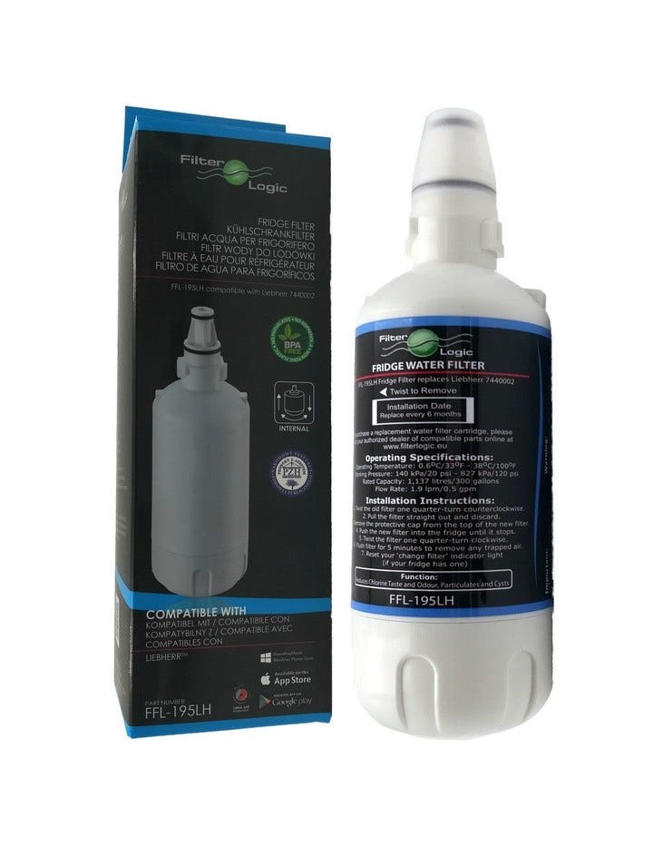 Filtro per acqua Liebherr 77440000 / 7440002 di Filter Logic