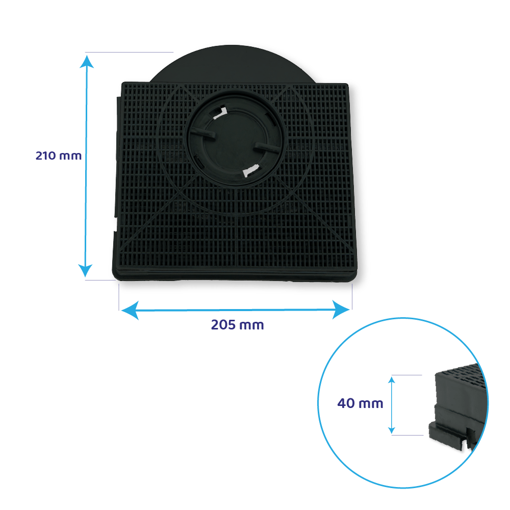 AEG Filtro a carboni attivi MCFE10 / 9029800555