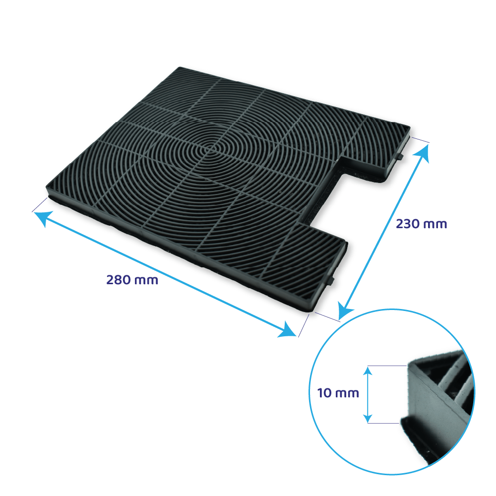 Inventum Filtro a carboni attivi (2 pz.) AKC9000RVS