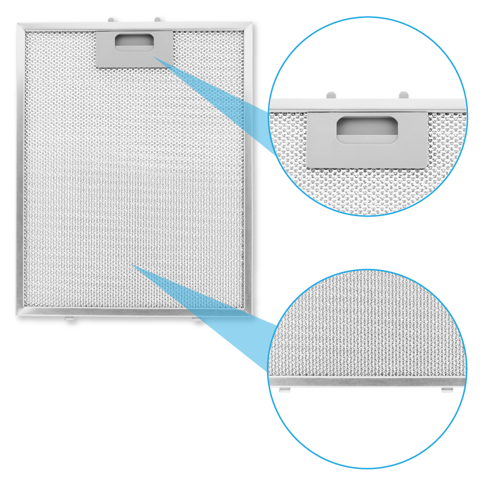 Indesit Filtro metallico antigrasso 320x260mm CVMA60N