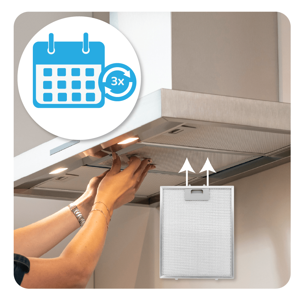 Indesit Filtro metallico antigrasso 320x260mm CVMA60N