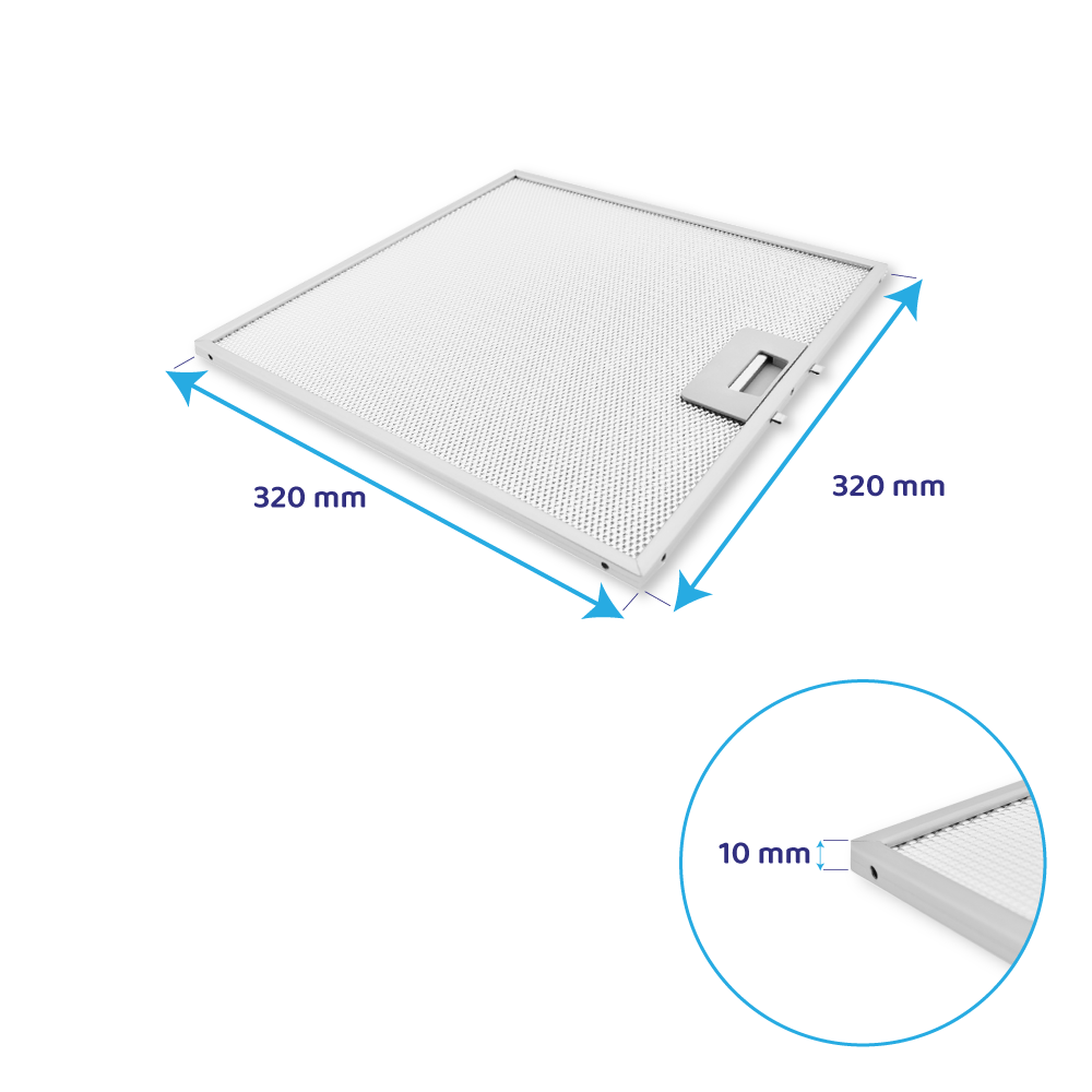 Samsung Filtro metallico antigrasso 320x320mm per NK36M5070…